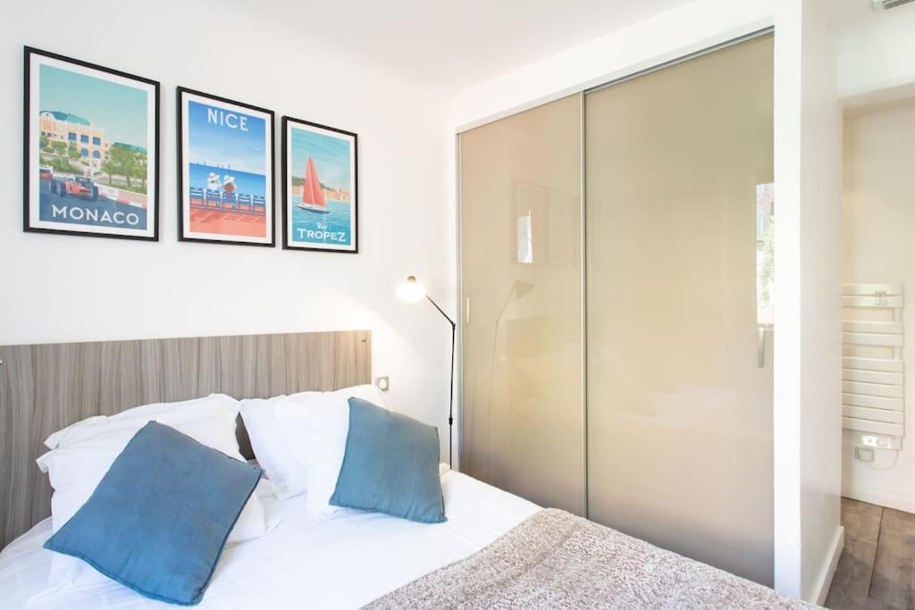 וילפראנש-סור-מר #40 Bright Sea View Suite For 6 2Mins Walk Port & Sea מראה חיצוני תמונה