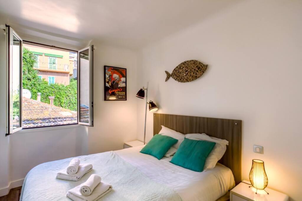 וילפראנש-סור-מר #40 Bright Sea View Suite For 6 2Mins Walk Port & Sea מראה חיצוני תמונה