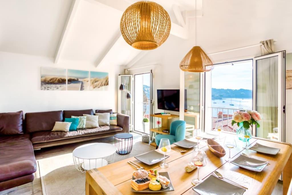 וילפראנש-סור-מר #40 Bright Sea View Suite For 6 2Mins Walk Port & Sea מראה חיצוני תמונה